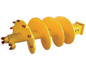 岩石单头单螺螺旋