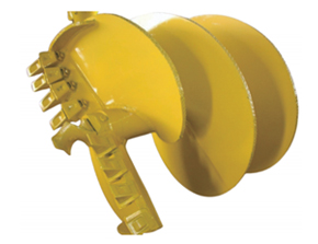 土层双头单螺旋