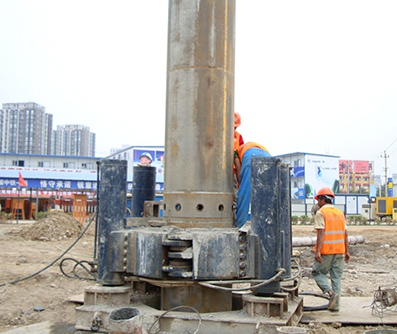 北京六里桥施工现场